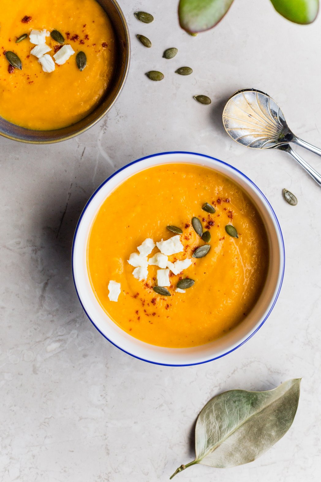 Fragrant roasted pumpkin soup