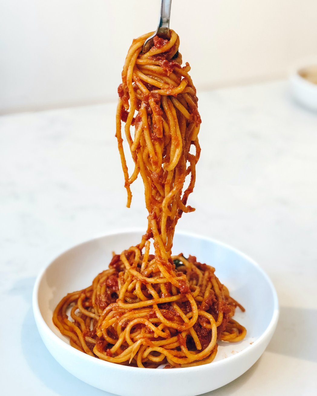 Spaghetti with Bolognese sauce Spaghetti with Bolognese sauce