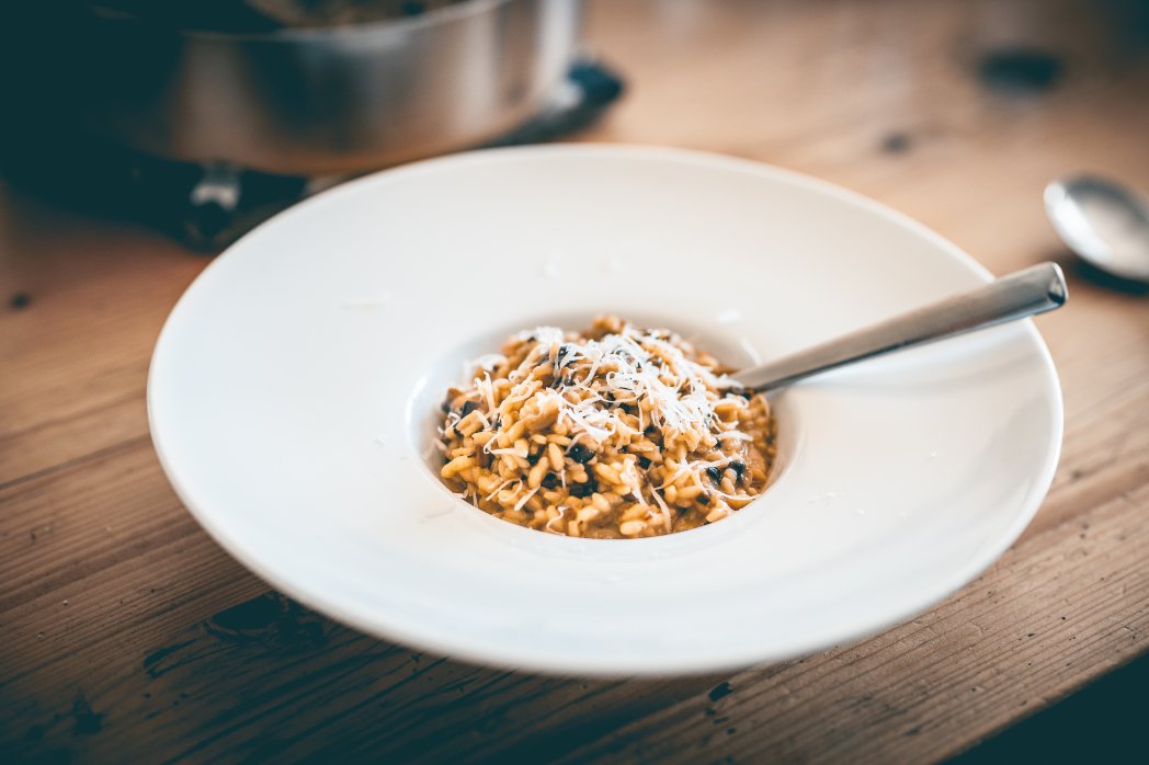 Mushroom risotto