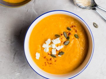 Fragrant roasted pumpkin soup recipe | CALOORY