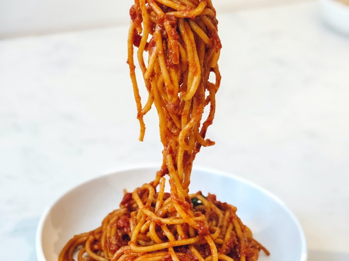 Spaghetti with Bolognese sauce